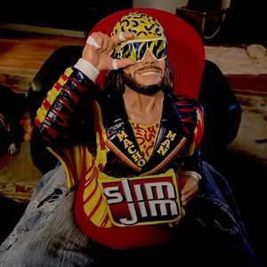 Randy Savage slim Jim wrestling collectors item! Mint condition brand new!!!!